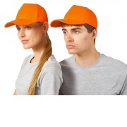 Бейсболка New York 5-ти панельная, оранжевый