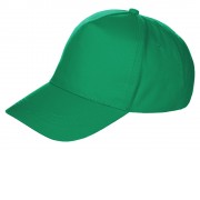 Бейсболка Мемфис 230 5-панельная, зеленая