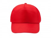Бейсболка CALISTO из RPET 5-панельная, красный