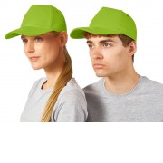 Бейсболка New York 5-ти панельная, зеленое яблоко