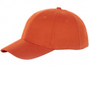 Бейсболка Bryson, 6 панелей, оранжевый