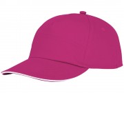 Пятипанельная кепка-сендвич Styx, розовый