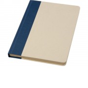 Liliana блокнот формата А5 в твердой обложке из пластика из сахарного тростника - Синий