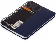 Бизнес - блокнот А6 (99 х 139 мм.) Офис-Лайн 80 л., синий