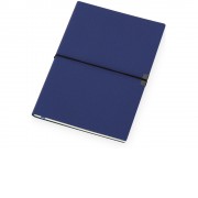 Блокнот Horizon с горизонтальной резинкой, гибкая обложка, 80 листов, синий