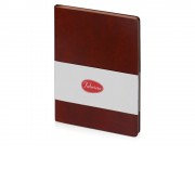 Блокнот А5 Fabrizio, 80 листов, цветной срез, коричневый