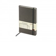 Блокнот А5 Megapolis Velvet на резинке, серый