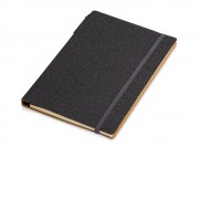 Блокнот с ручкой и набором стикеров А5 Write and stick, черный