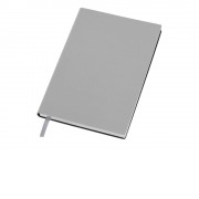 Бизнес-блокнот C1 софт-тач, гибкая обложка, 128 листов, серый