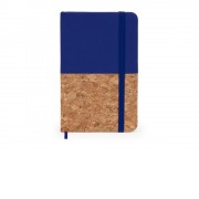 Блокнот А6 IRIS с комбинированной обложкой, натуральный/королевский синий