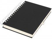 Блокнот Wiro, черный/белый