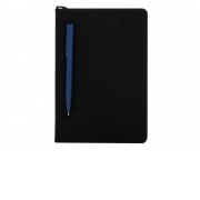 Бизнес-блокнот С3 софт-тач с магнитом, твердая обложка, 128 листов, черный