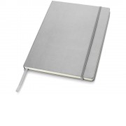 Классический деловой блокнот А4, серебристый