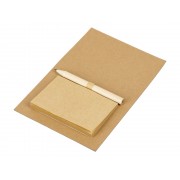 Магнит с блокнотом и карандашом для заметок Magny, натуральный