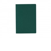 Блокнот А5 DANICA из переработанной бумаги, зеленый