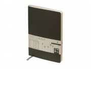 Скетчбук Sketch & Art в мягком переплете 140х210 мм, 100 л. бежевой бумаги 100 гр., серый