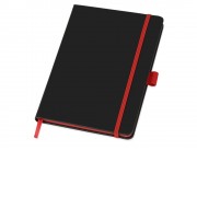 Блокнот Color edge A5, черный/красный (Р)