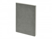 Бизнес тетрадь А5 Megapolis flex 60 л. soft touch клетка, светло-серый