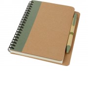 Блокнот Priestly с ручкой, зеленый яркий