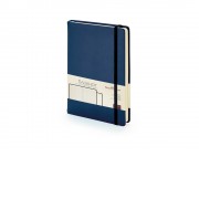 Блокнот А5 Megapolis Velvet на резинке, темно-синий Navy