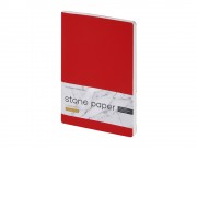 Тетрадь А5 Carrara 40 л., линейка, красный