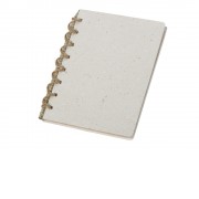 Живой блокнот с семенами цветов, белый