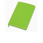 Бизнес-блокнот C1 софт-тач, гибкая обложка, 128 листов, зеленое яблоко