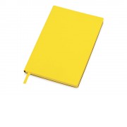Бизнес-блокнот C1 софт-тач, гибкая обложка, 128 листов, желтый