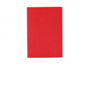 Блокнот А5 DANICA из переработанной бумаги, красный