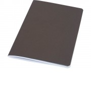 Блокнот Fabia с переплетом, изготовленный из рубленой бумаги, coffee brown