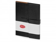 Бизнес-блокнот А5 с клапаном Fabrizio, 80 листов, черный