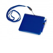 Блокнот А6 Журналист с ручкой, синий