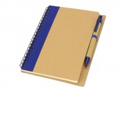 Блокнот Helly с ручкой, синий