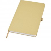 Блокнот Fabianna с мятой бумагой в твердой обложке, оливковый