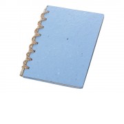 Живой блокнот с семенами цветов, синий