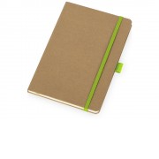 Блокнот Sevilia Hard, твердая обложка из крафта A5, 80 листов, крафтовый/зеленое яблоко