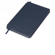 Блокнот Notepeno 130x205 мм с тонированными линованными страницами, темно-синий