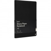 Блокнот из каменной бумаги Karst формата A5 в твердом переплете, квадратный, черный