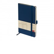 Блокнот А5 City Flex на резинке, синий