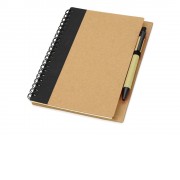 Блокнот Priestly с ручкой, черный