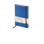 Блокнот А5 Megapolis Velvet на резинке, синий