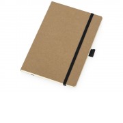 Блокнот Sevilia Soft, гибкая обложка из крафта A5, 80 листов, крафтовый/черный