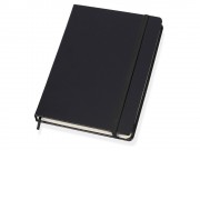 Блокнот в линейку формата А5, черный