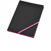 Блокнот А5 Travers, черный/розовый