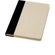 Liliana блокнот формата А5 в твердой обложке из пластика из сахарного тростника - сплошной черный