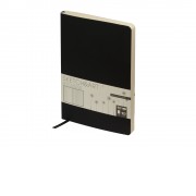 Скетчбук Sketch & Art в мягком переплете 140х210 мм, 100 л. бежевой бумаги 100 гр., черный