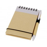 Блокнот А7 Zuse с ручкой шариковой, лиловый