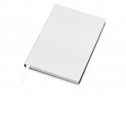 Бизнес-блокнот C1 софт-тач, гибкая обложка, 128 листов, белый