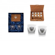 Набор для виски с  камнями для охлаждения