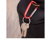 Брелок-карабин для ключей PALE, красный